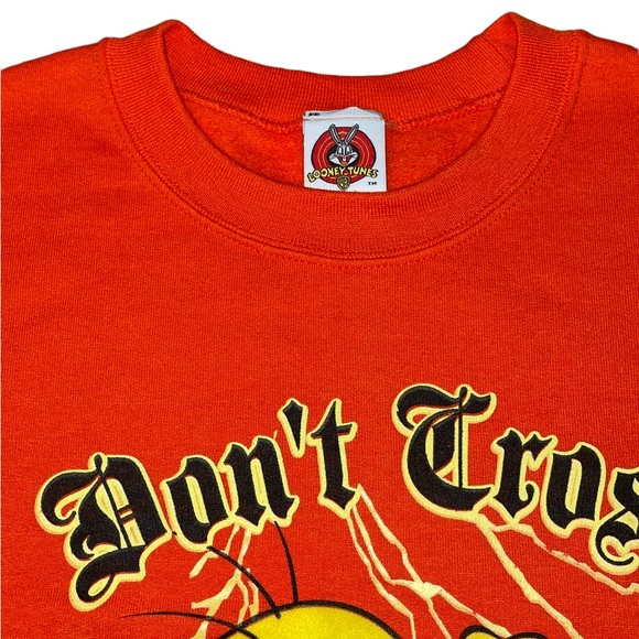 Vintage TWEETY Crewneck HALLOWEEN Sweatshirt New/VNDS sz LARGE - Picture 5 of 7